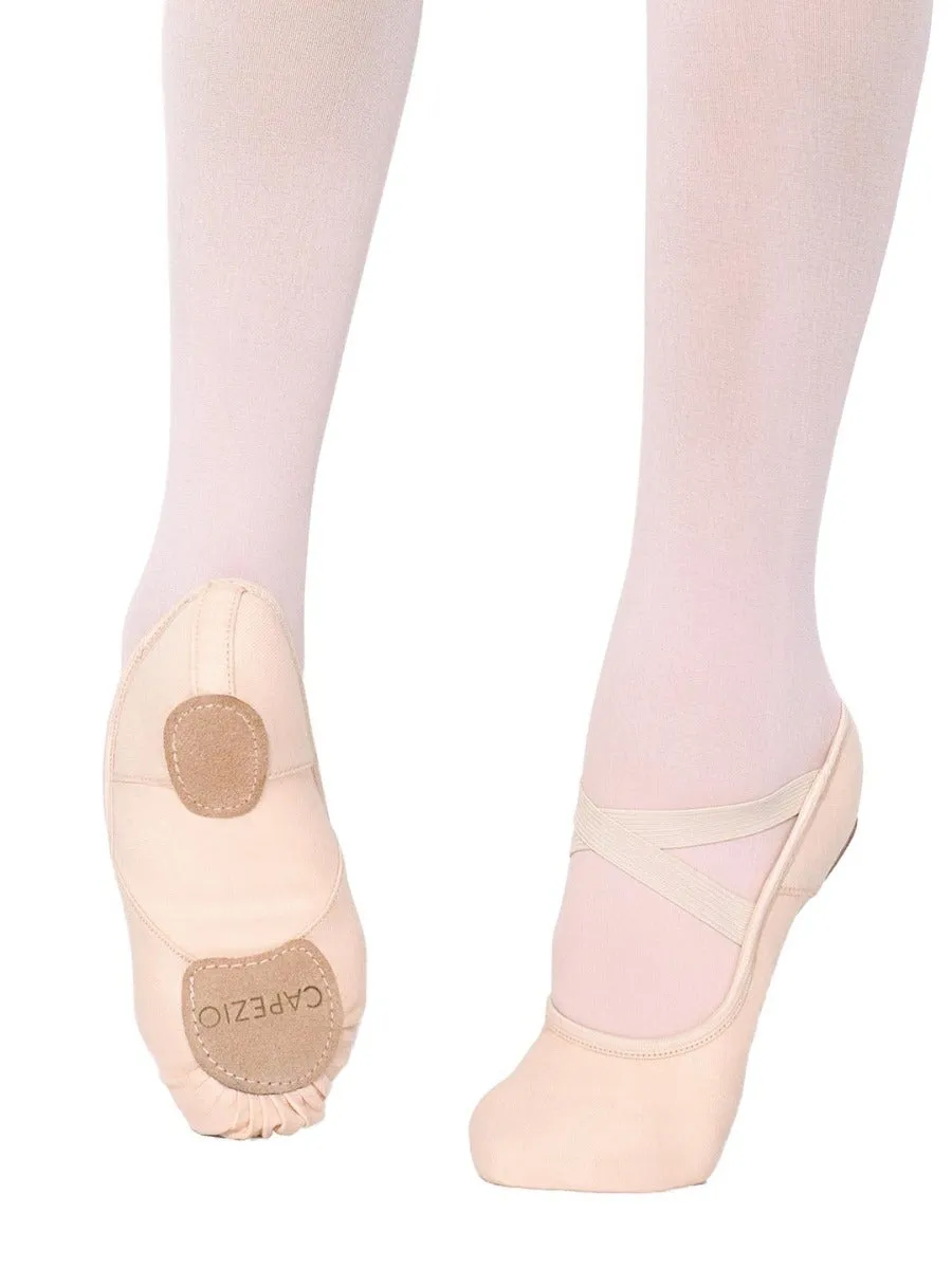 Capezio, HANAMI - Canvas Ballet Shoes, 2037W Pink Adult Size