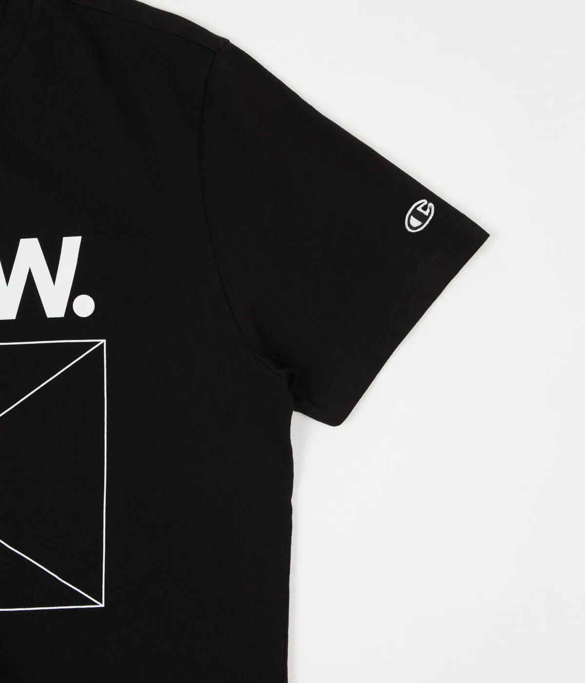 Champion x Wood Wood Alec T-Shirt - Black