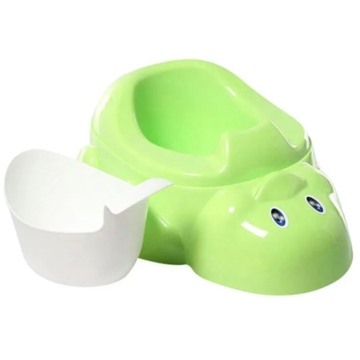 Chicco Duck Shape Anatomical Potty Assorted Green/Orange Age- 6 months & Above