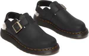 Clogs Jorge II Faux Fur Lined Slingback Mules Dr. Martens, black