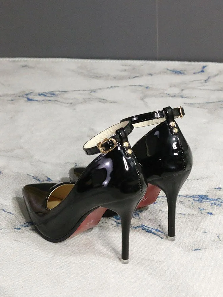Closed Toe Stilettos 10cm Heels