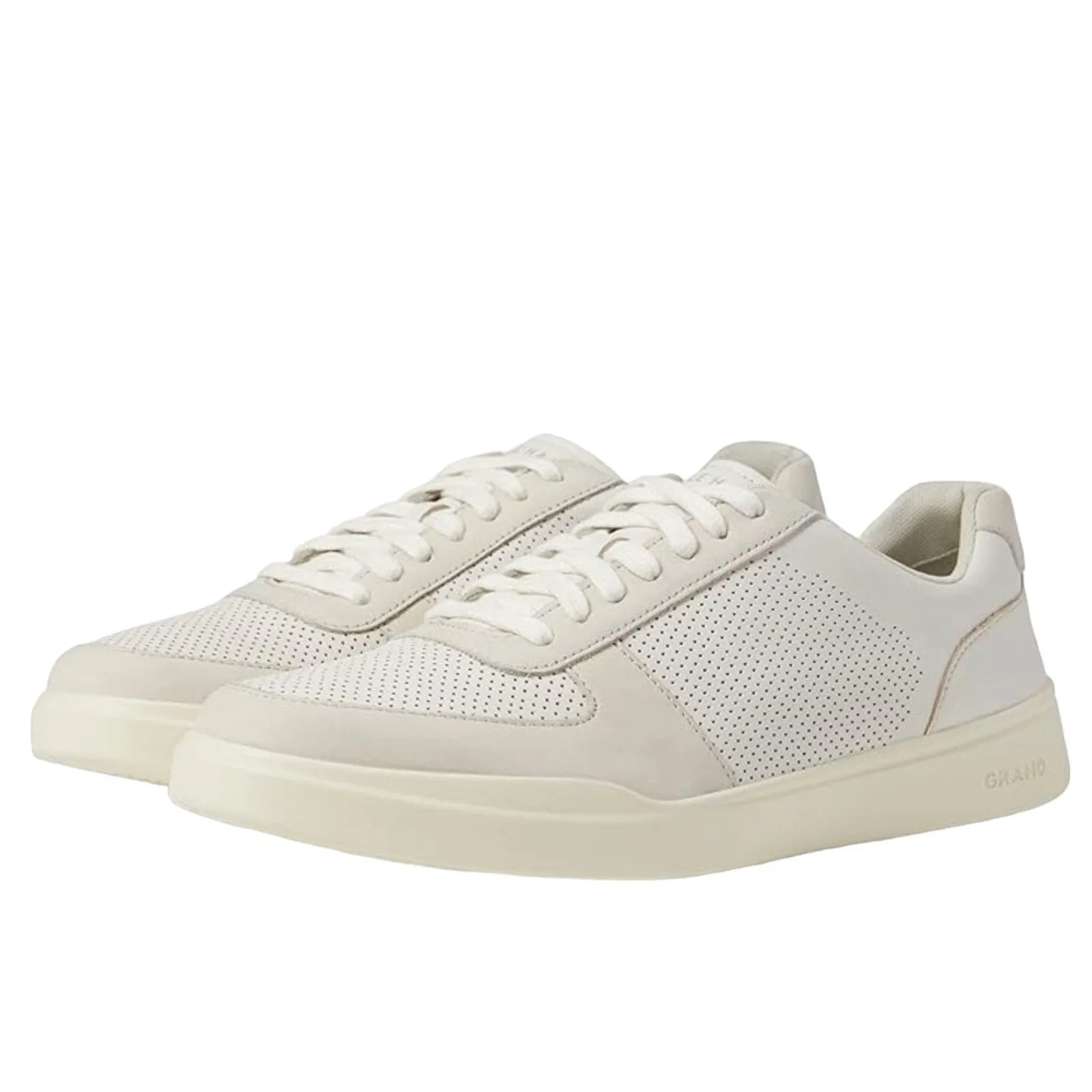 Cole Haan Men's Grand Crosscourt Modern Tennis Sneakers Size 10M White/Ivory NIB