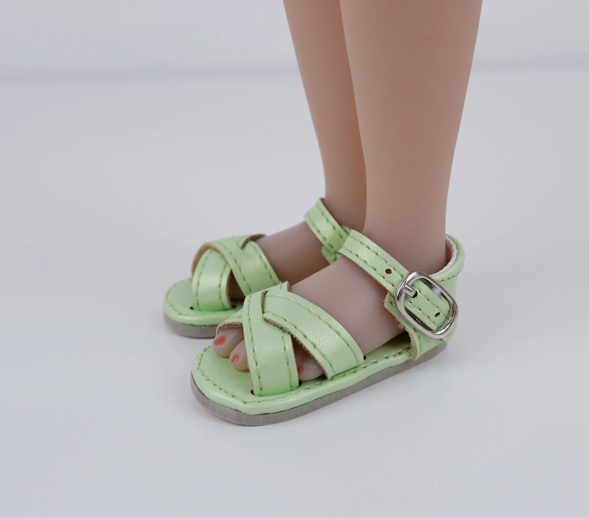 Criss Cross Sandals - 58mm - Fashion Friends doll shoes