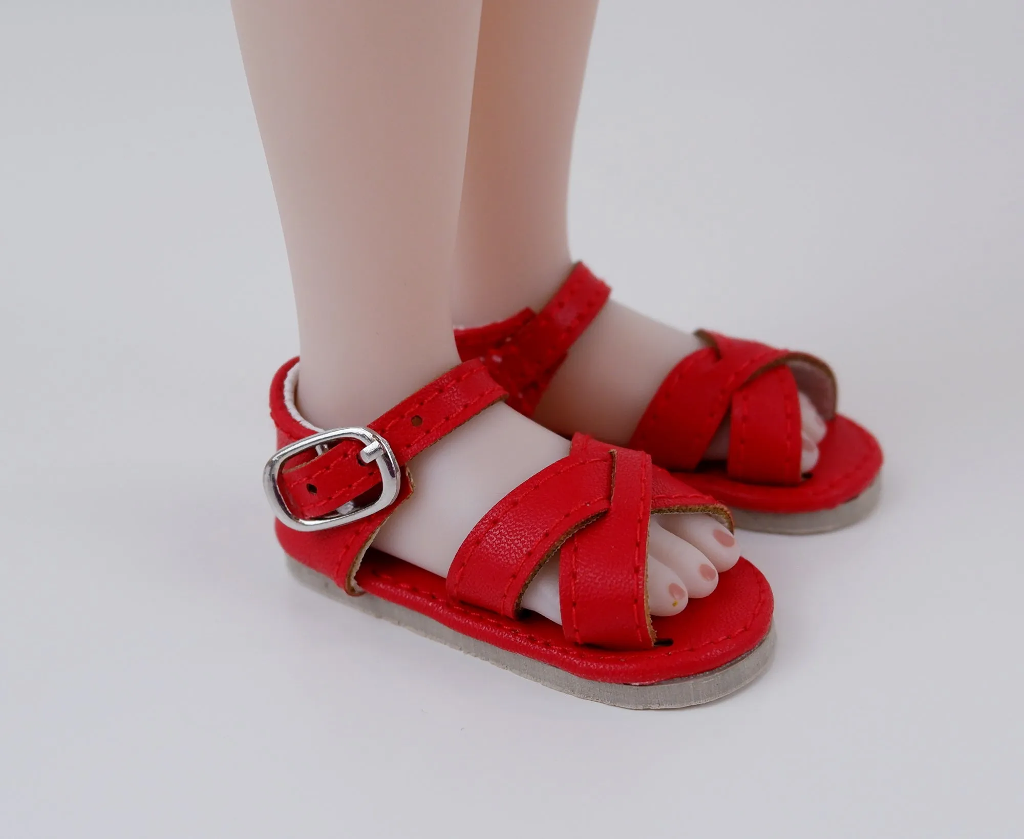 Criss Cross Sandals - 58mm - Fashion Friends doll shoes