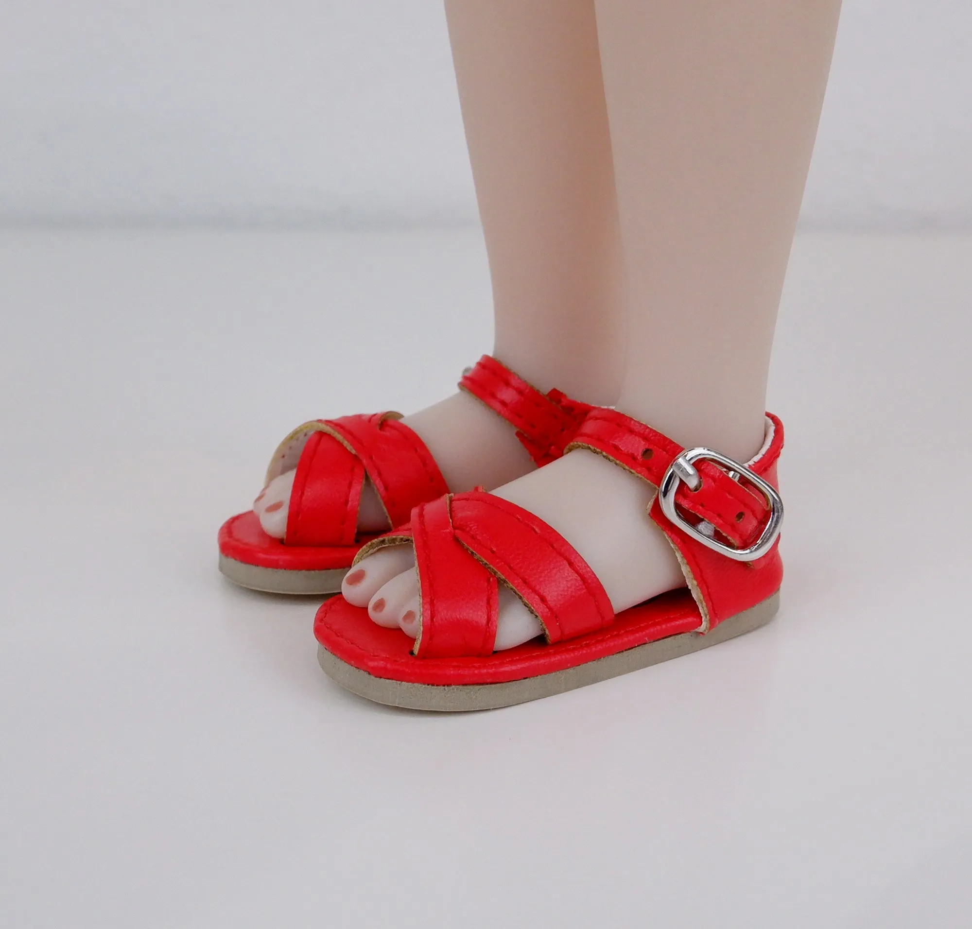 Criss Cross Sandals - 58mm - Fashion Friends doll shoes