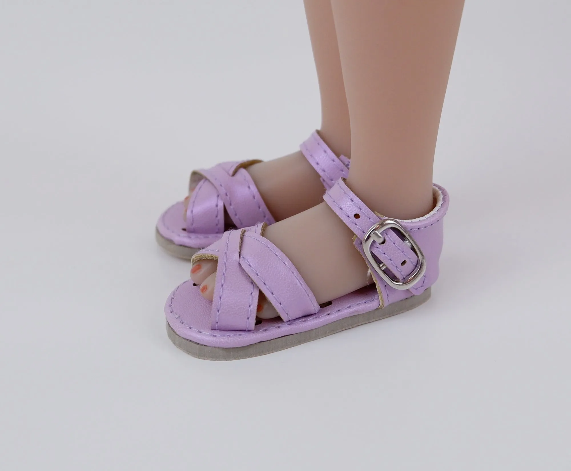 Criss Cross Sandals - 58mm - Fashion Friends doll shoes