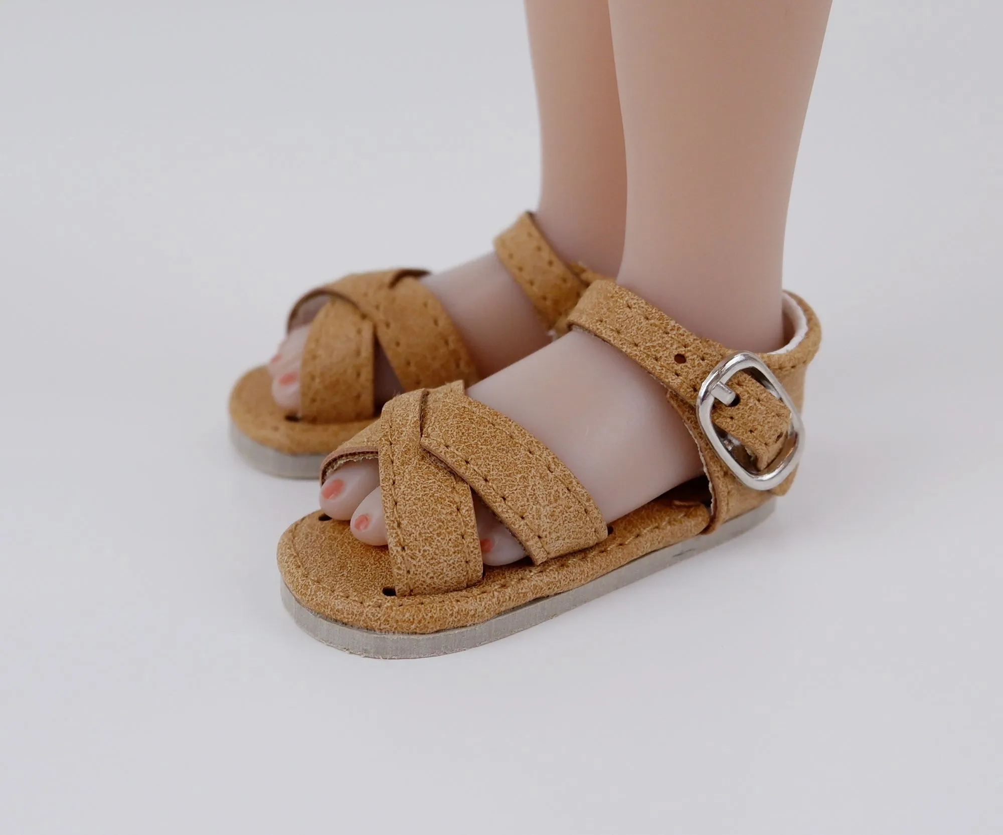 Criss Cross Sandals - 58mm - Fashion Friends doll shoes