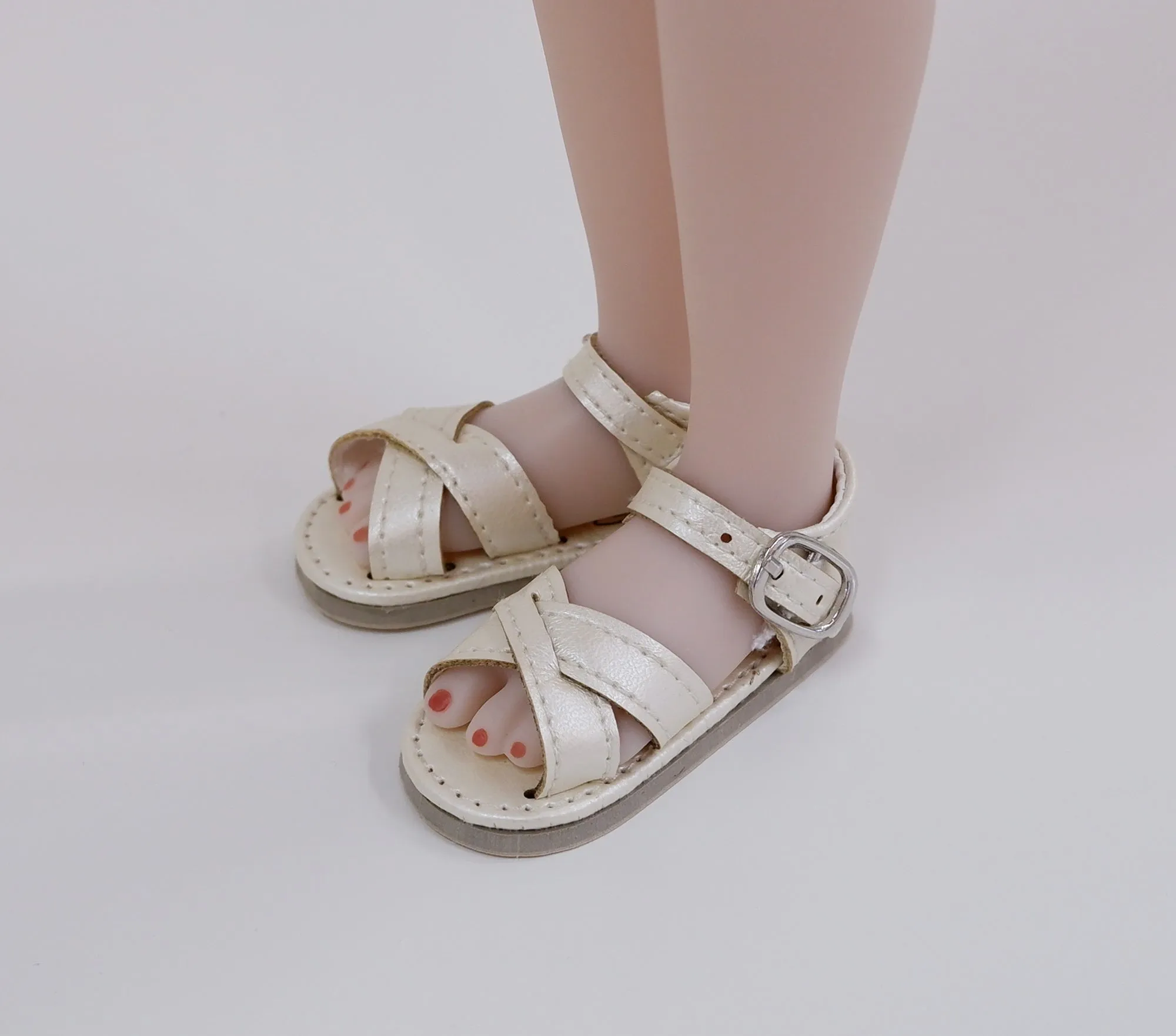 Criss Cross Sandals - 58mm - Fashion Friends doll shoes