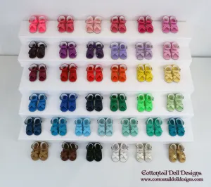 Criss Cross Sandals - 58mm - Fashion Friends doll shoes