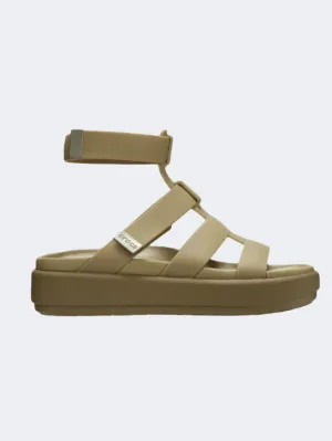 Crocs Brooklyn Luxe Gladiator Women Lifestyle Sandals Tan