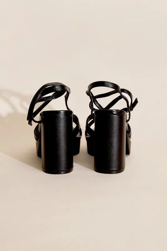 Cross Ankle Strap Heels - ONLINE ONLY