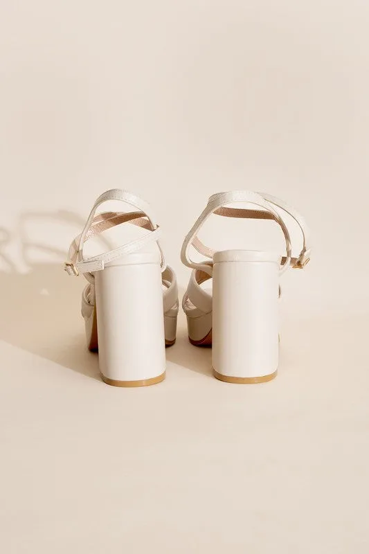 Cross Ankle Strap Heels - ONLINE ONLY