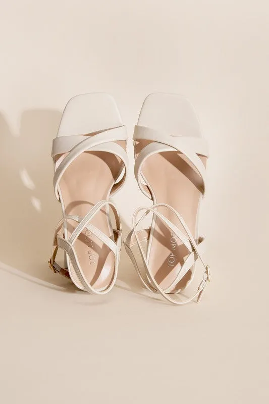 Cross Ankle Strap Heels - ONLINE ONLY