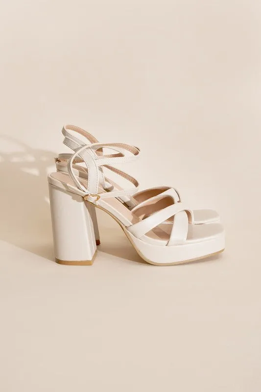 Cross Ankle Strap Heels - ONLINE ONLY