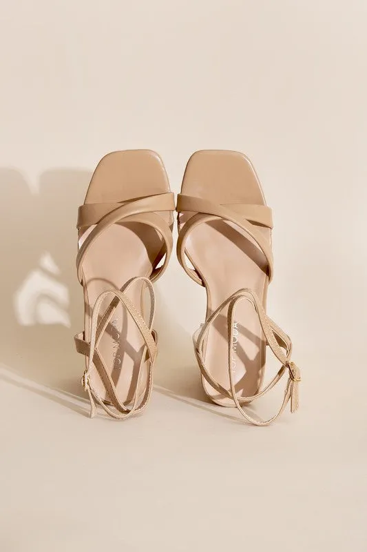 Cross Ankle Strap Heels - ONLINE ONLY
