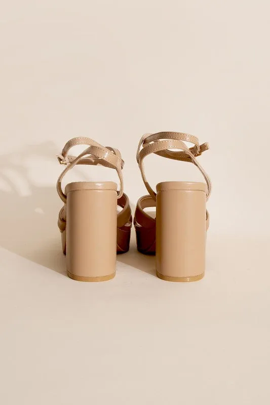 Cross Ankle Strap Heels - ONLINE ONLY