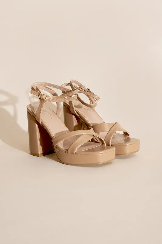 Cross Ankle Strap Heels - ONLINE ONLY
