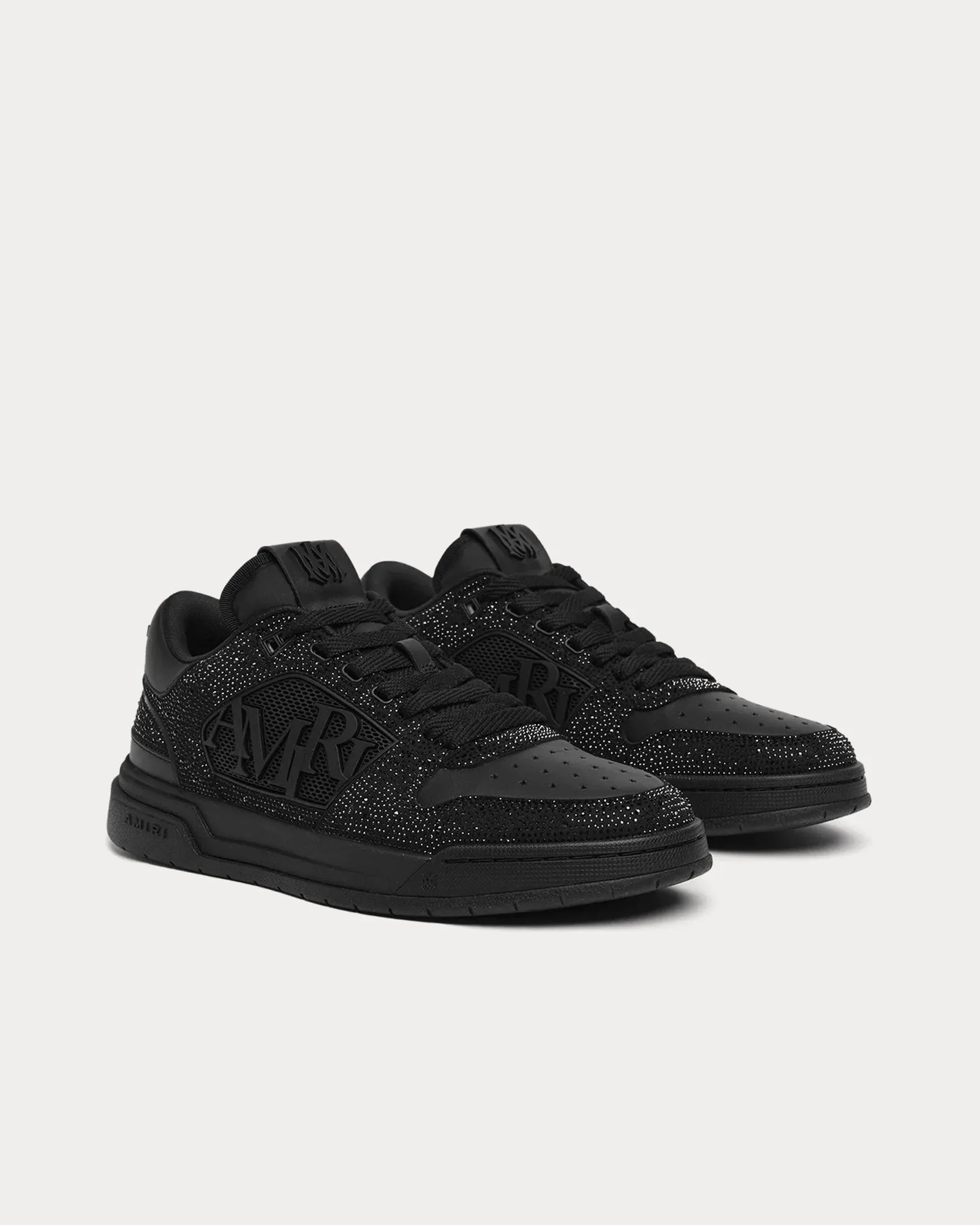 Crystal Classic Black Low Top Sneakers
