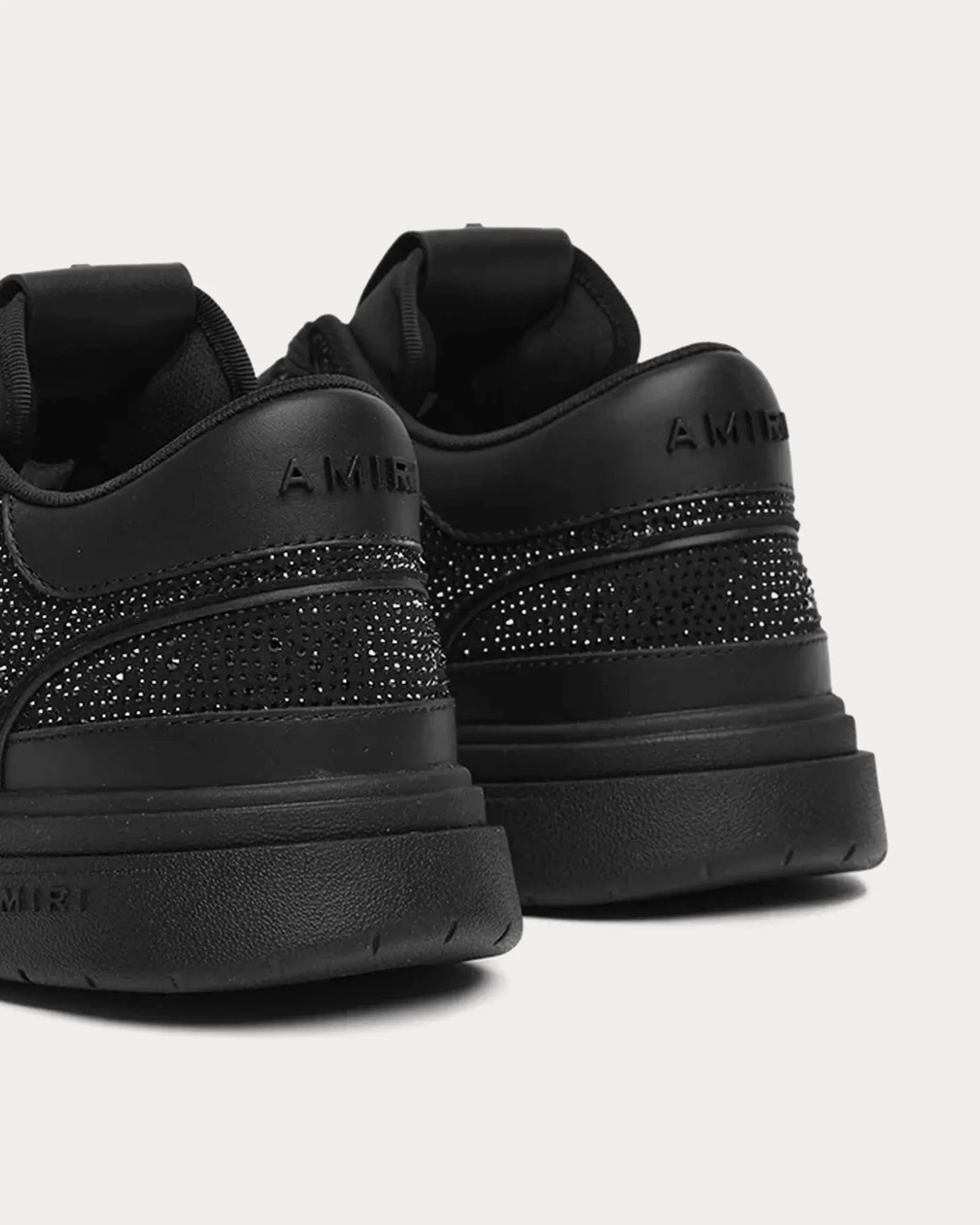 Crystal Classic Black Low Top Sneakers