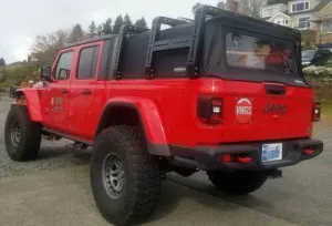 Datin Fab Canvas Cage Rack For Jeep Gladiator
