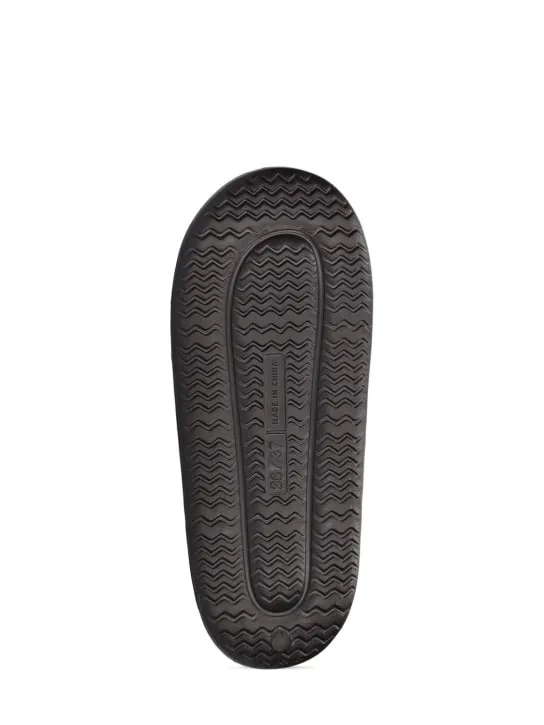 Diesel Kids   Logo print slide sandals 