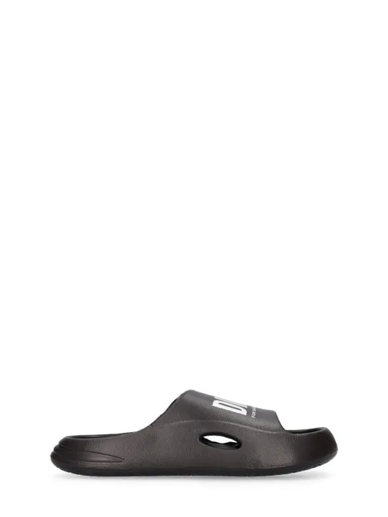 Diesel Kids   Logo print slide sandals 