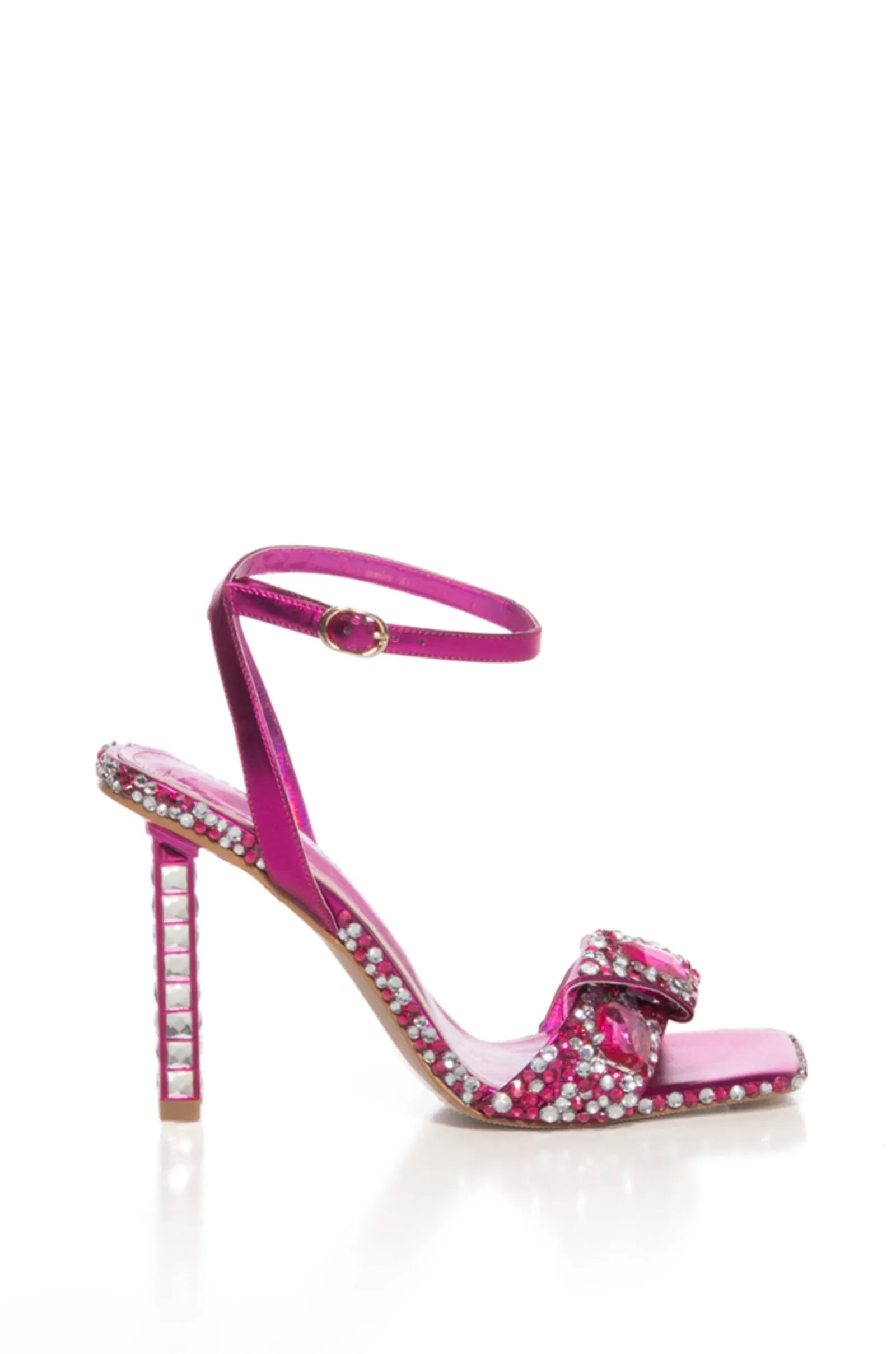 DISCOBALL-FUCHSIA STILETTO SANDAL