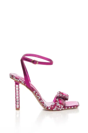 DISCOBALL-FUCHSIA STILETTO SANDAL