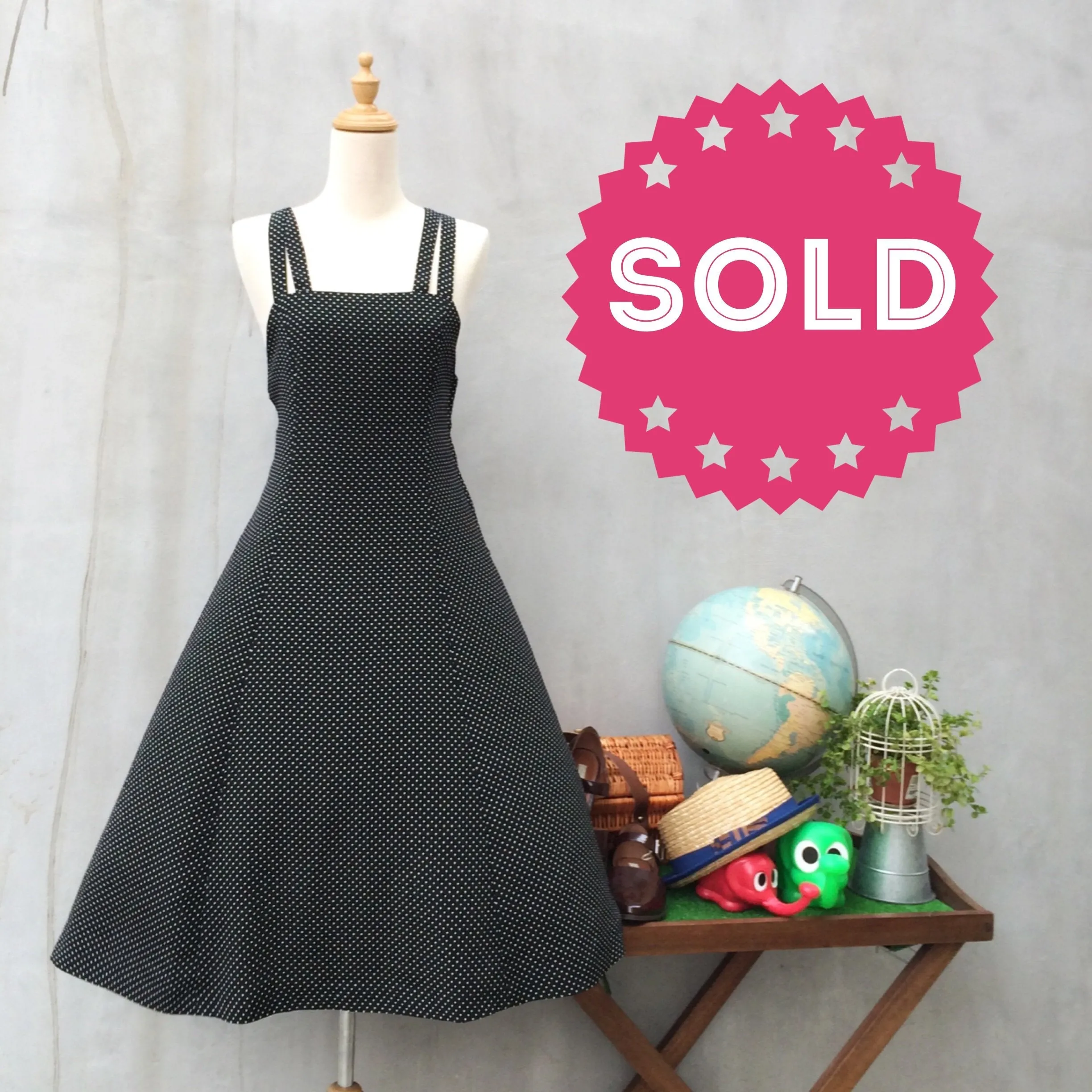 Dorothy | Vintage 1980s 1990s grunge punk rock jumper dress with criss-cross double straps |