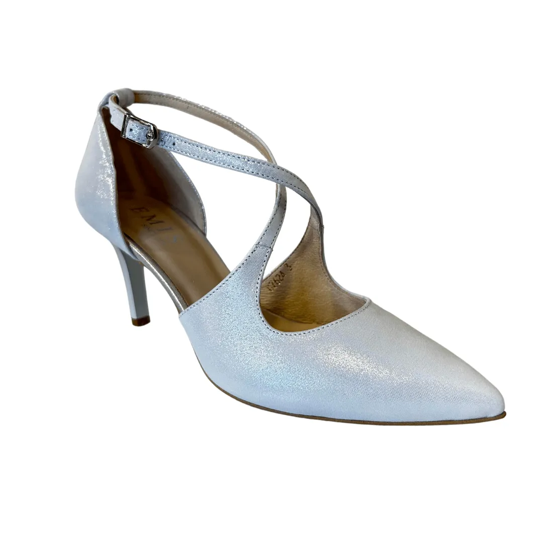Emis Womens Shoe S7624 White/Silver