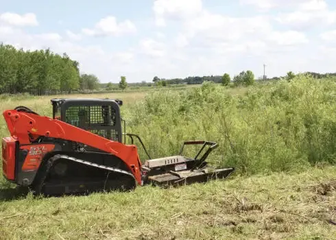 Erskine Heavy Duty Brush Mower 72″ Model | With Replacement Blade Kit | For Skid Steer