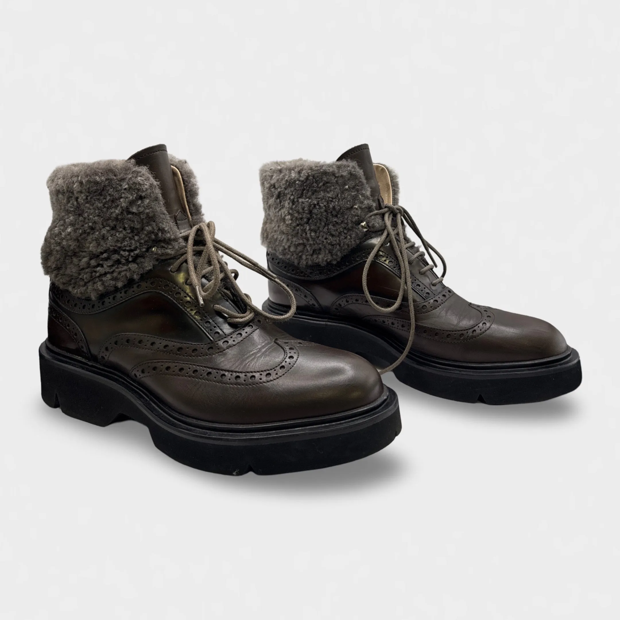 Fabiana Filippi Women's  Brown Ankle Boots