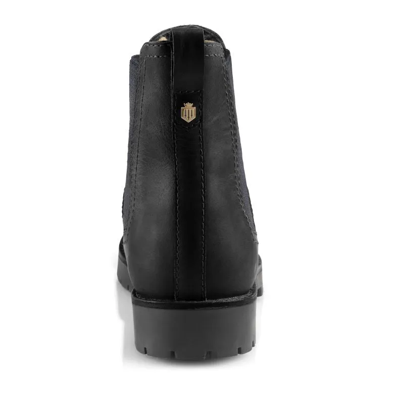 Fairfax & Favor Boudica Fur-Lined Ladies Leather Boot - Black