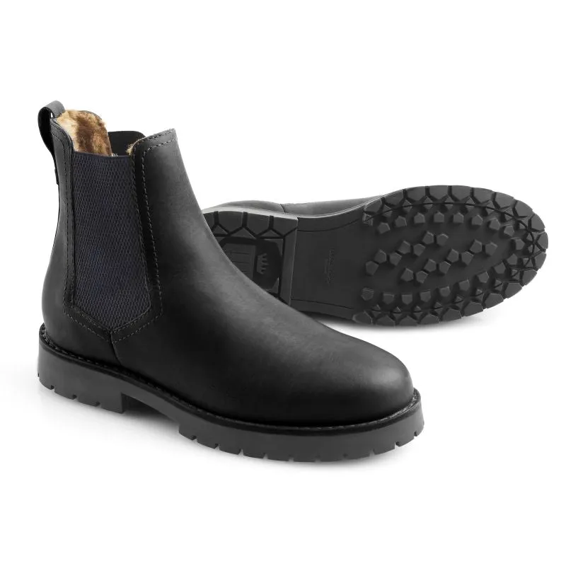 Fairfax & Favor Boudica Fur-Lined Ladies Leather Boot - Black