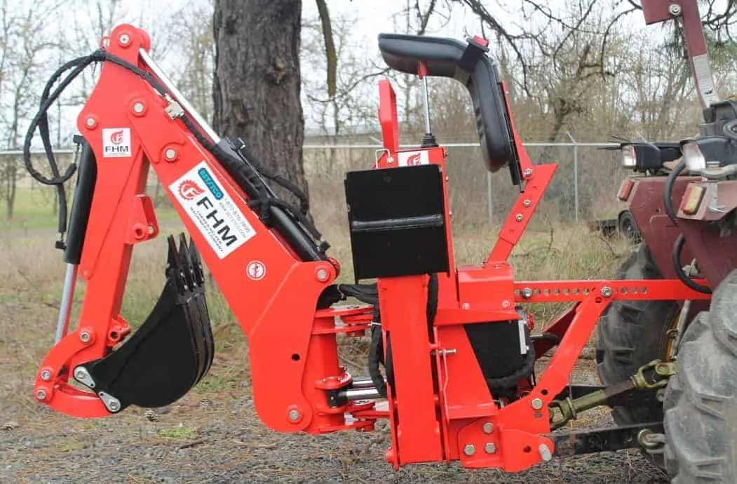 Farmer Helper FH-BH5-6 -7 Self Contained Standard Backhoe| 5'-7' Digging Depth | 18-30  HP For Tractor