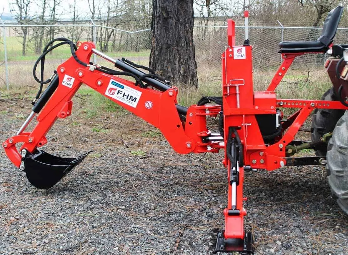 Farmer Helper FH-BH5-6 -7 Self Contained Standard Backhoe| 5'-7' Digging Depth | 18-30  HP For Tractor