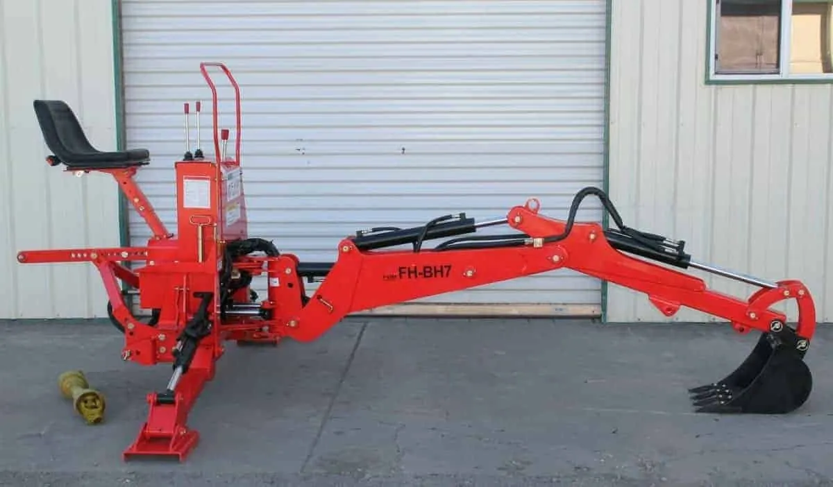 Farmer Helper FH-BH5-6 -7 Self Contained Standard Backhoe| 5'-7' Digging Depth | 18-30  HP For Tractor