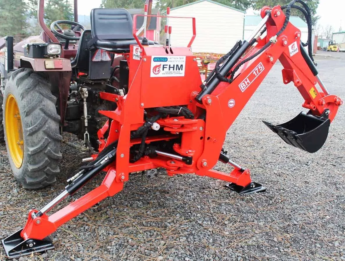 Farmer Helper FH-BH5-6 -7 Self Contained Standard Backhoe| 5'-7' Digging Depth | 18-30  HP For Tractor