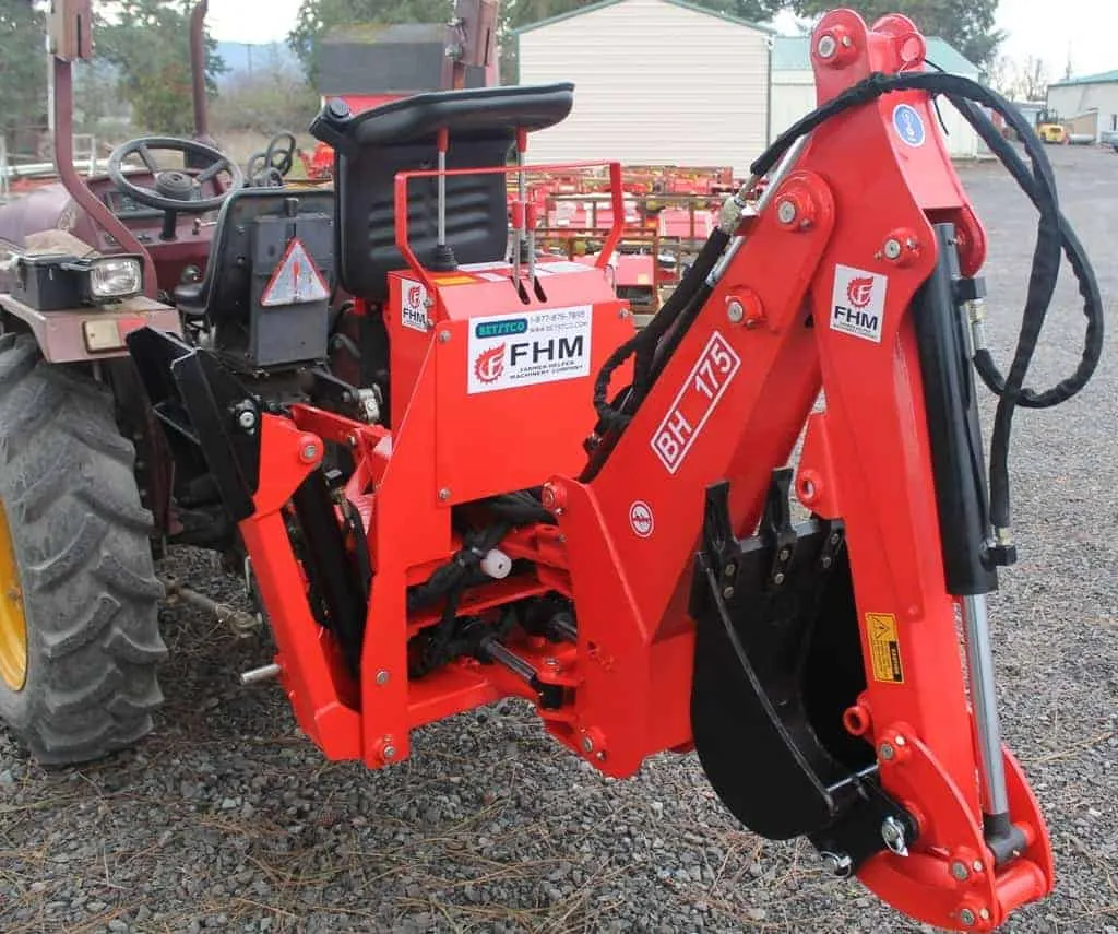 Farmer Helper FH-BH5-6 -7 Self Contained Standard Backhoe| 5'-7' Digging Depth | 18-30  HP For Tractor