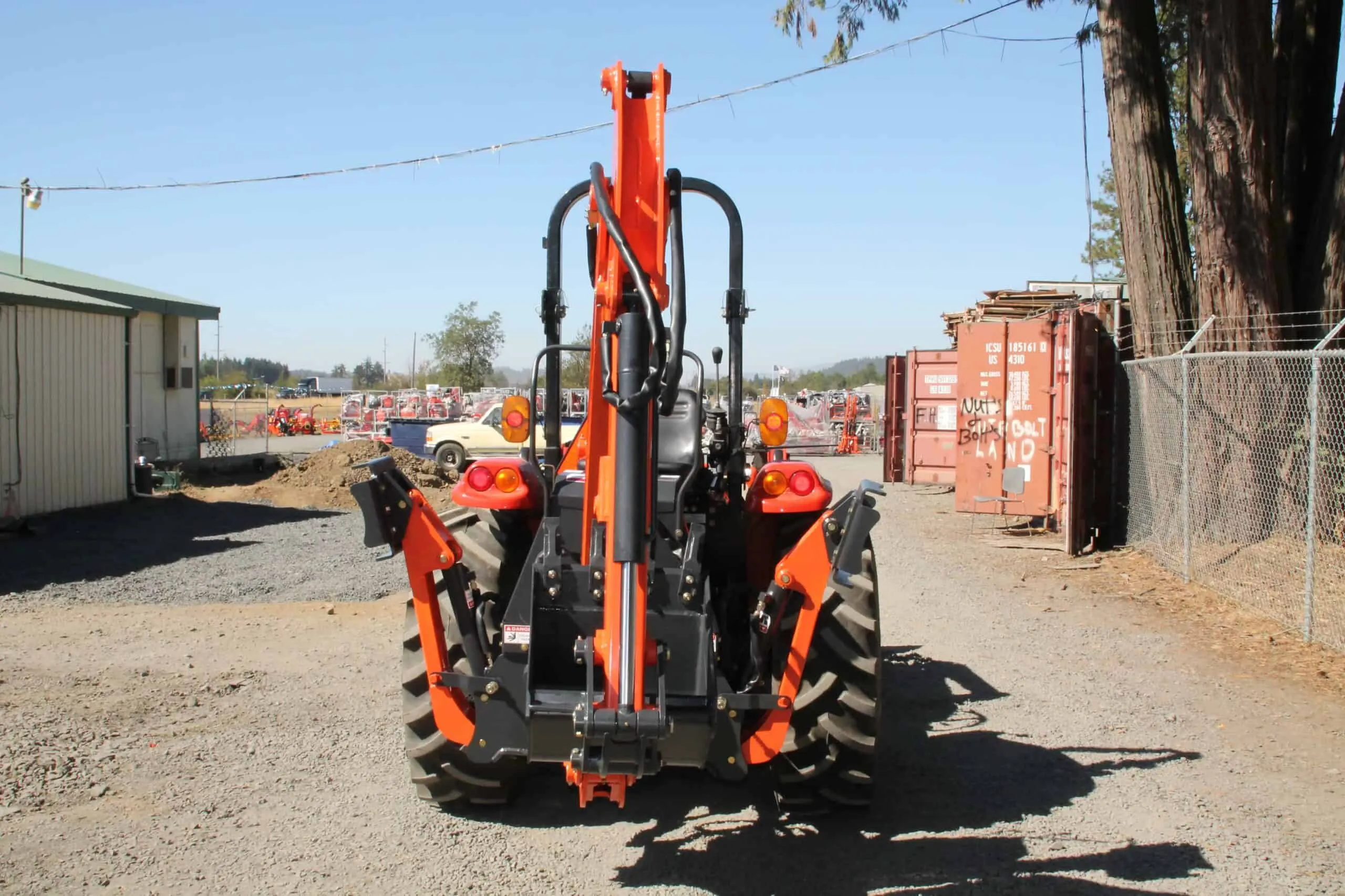 Farmer Helper FH-BH8-9 Self Contained Backhoe | 8'-9' Digging Depth | 90HP PTO For Tractor