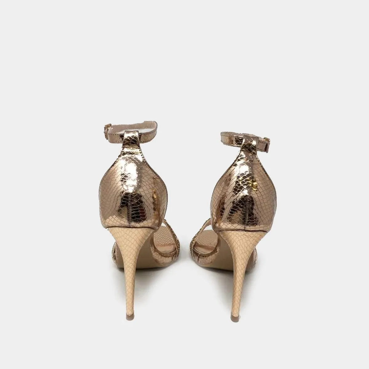 Felicity High Heel Anklestrap Diamante Sandal