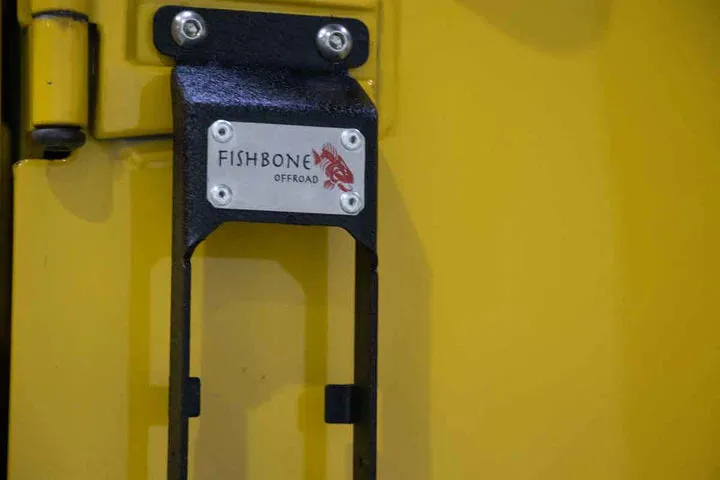 Fishbone Door Mounted Step for Jeep Wrangler and Jeep Gladiator
