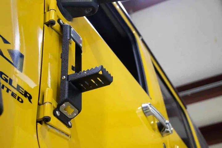 Fishbone Door Mounted Step for Jeep Wrangler and Jeep Gladiator