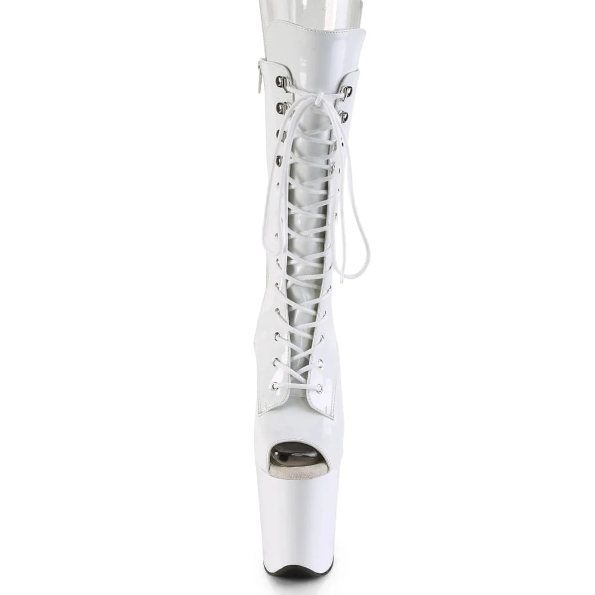 FLAMINGO-1051 White Patent/White