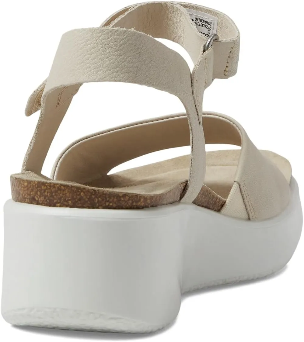 Flowt Wedge Cork Sandal ECCO, Limestone