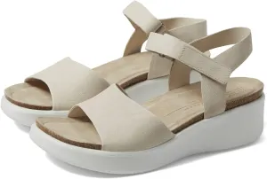 Flowt Wedge Cork Sandal ECCO, Limestone