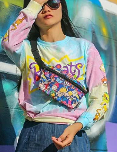 FYDELITY Ultra Slim Fanny Pack Belt Bag -NICK Nickelodeon 90's SpongeBob Square-Pants Bum-bag | For Cute Funny Waist Pouch/Phanny/Backpack/School Kid/Boy/Girl/Teen/Men/Women/Gift/Supplies/Accessories