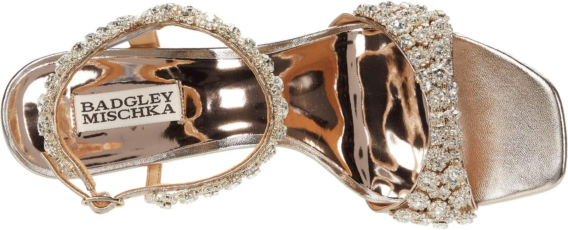 Galia Badgley Mischka sandals, Champagne color