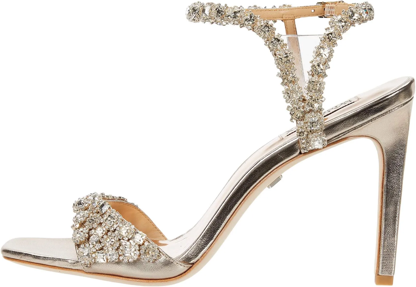 Galia Badgley Mischka sandals, Champagne color