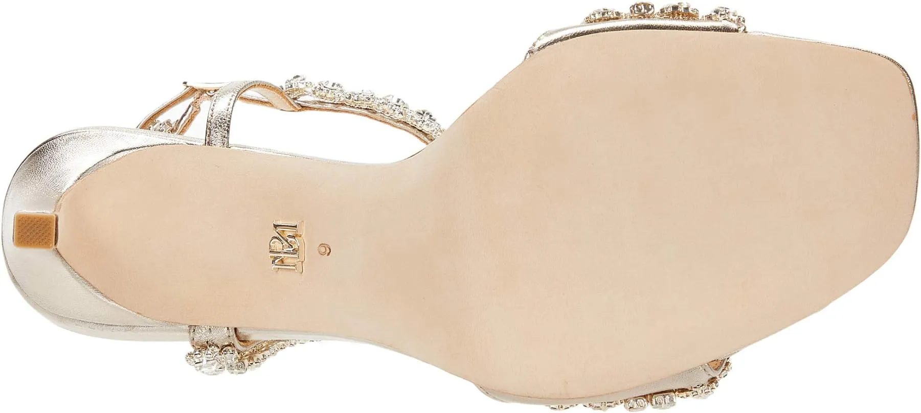 Galia Badgley Mischka sandals, Champagne color